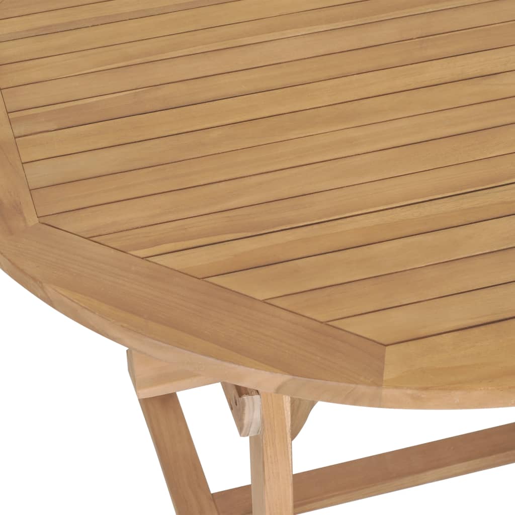 Tuintafel verlengbaar ovaal 180-280x100x75 cm massief teakhout - AllerleiShop