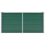 Plantenbak verhoogd 160x40x77 cm gegalvaniseerd staal groen