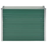 Plantenbak verhoogd 100x40x77 cm gegalvaniseerd staal groen