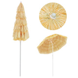 Strandparasol Hawaï stijl 180 cm naturel - AllerleiShop