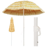 Strandparasol Hawaï stijl 240 cm naturel - AllerleiShop