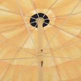 Strandparasol Hawaï stijl 240 cm naturel - AllerleiShop