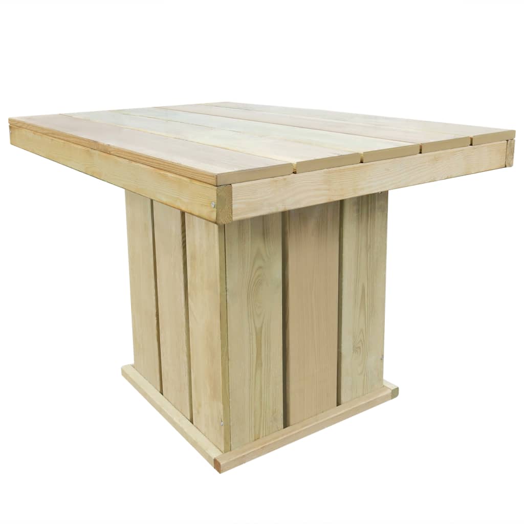 Tuintafel 110x75x74 cm geïmpregneerd grenenhout - AllerleiShop