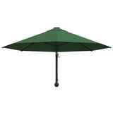 Wandparasol met metalen paal 300 cm groen - AllerleiShop