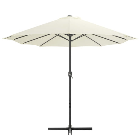 Parasol met aluminium paal 460x270 cm zandkleurig - AllerleiShop