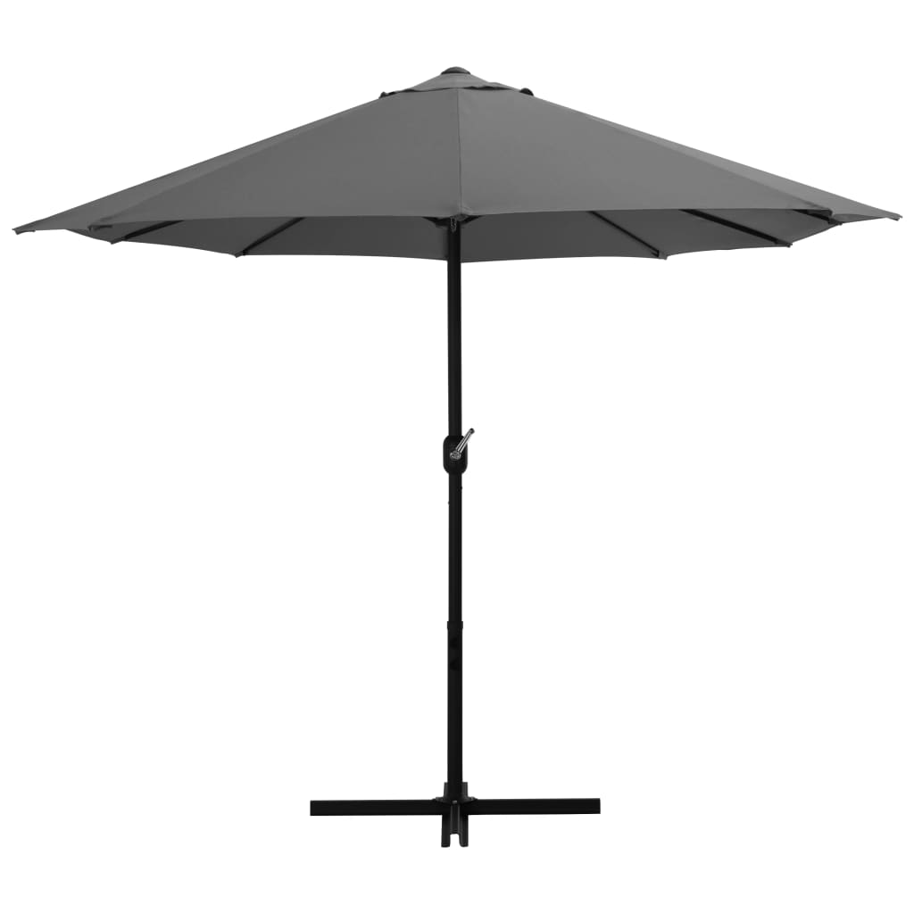 Parasol met aluminium paal 460x270 cm antraciet - AllerleiShop