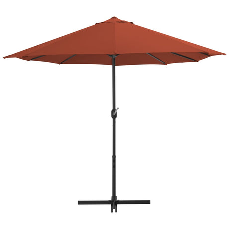 Parasol met aluminium paal 460x270 cm terracotta - AllerleiShop