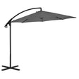 Zweefparasol met stalen paal 300 cm antraciet - AllerleiShop