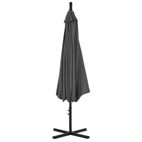 Zweefparasol met stalen paal 300 cm antraciet - AllerleiShop