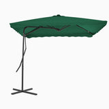 Parasol met stalen paal 250x250 cm groen - AllerleiShop