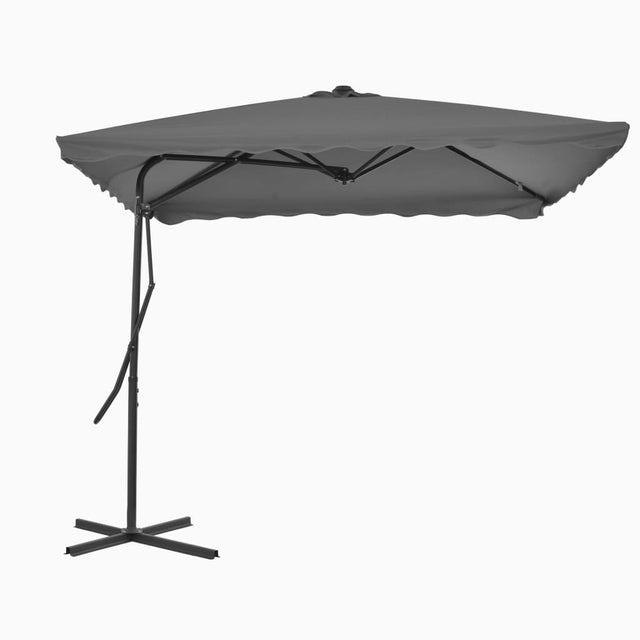 Parasol met stalen paal 250x250 cm antraciet - AllerleiShop