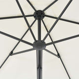 Parasol met stalen paal 300 cm zandkleurig - AllerleiShop