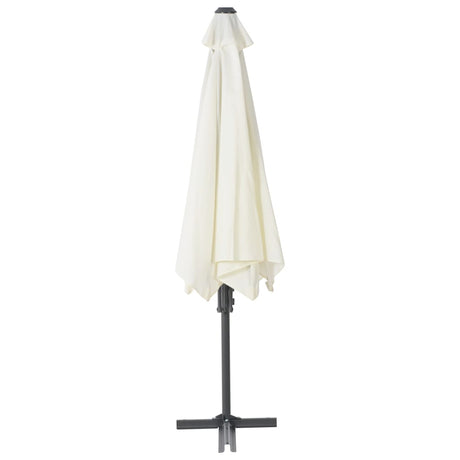 Parasol met stalen paal 300 cm zandkleurig - AllerleiShop