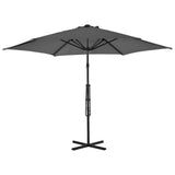 Parasol met stalen paal 300 cm antraciet - AllerleiShop