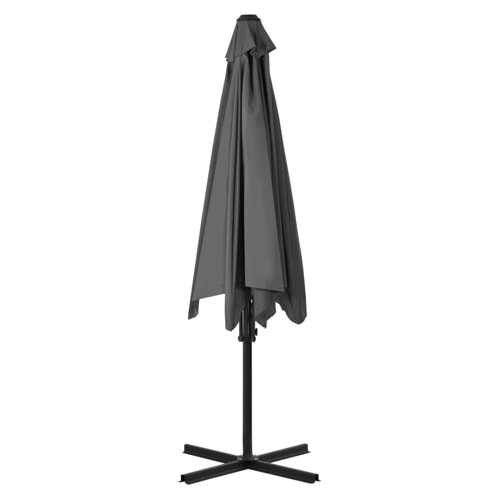 Parasol met stalen paal 300 cm antraciet - AllerleiShop