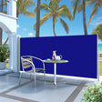 Windscherm uittrekbaar 140x300 cm blauw - AllerleiShop