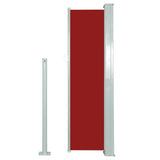 Windscherm uittrekbaar 120x300 cm rood - AllerleiShop