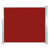 Windscherm uittrekbaar 120x300 cm rood - AllerleiShop