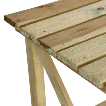 Tuintafel 160x79x75 cm hout - AllerleiShop