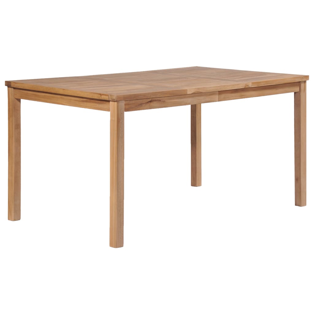 Tuintafel 150x90x77 cm massief teakhout - AllerleiShop