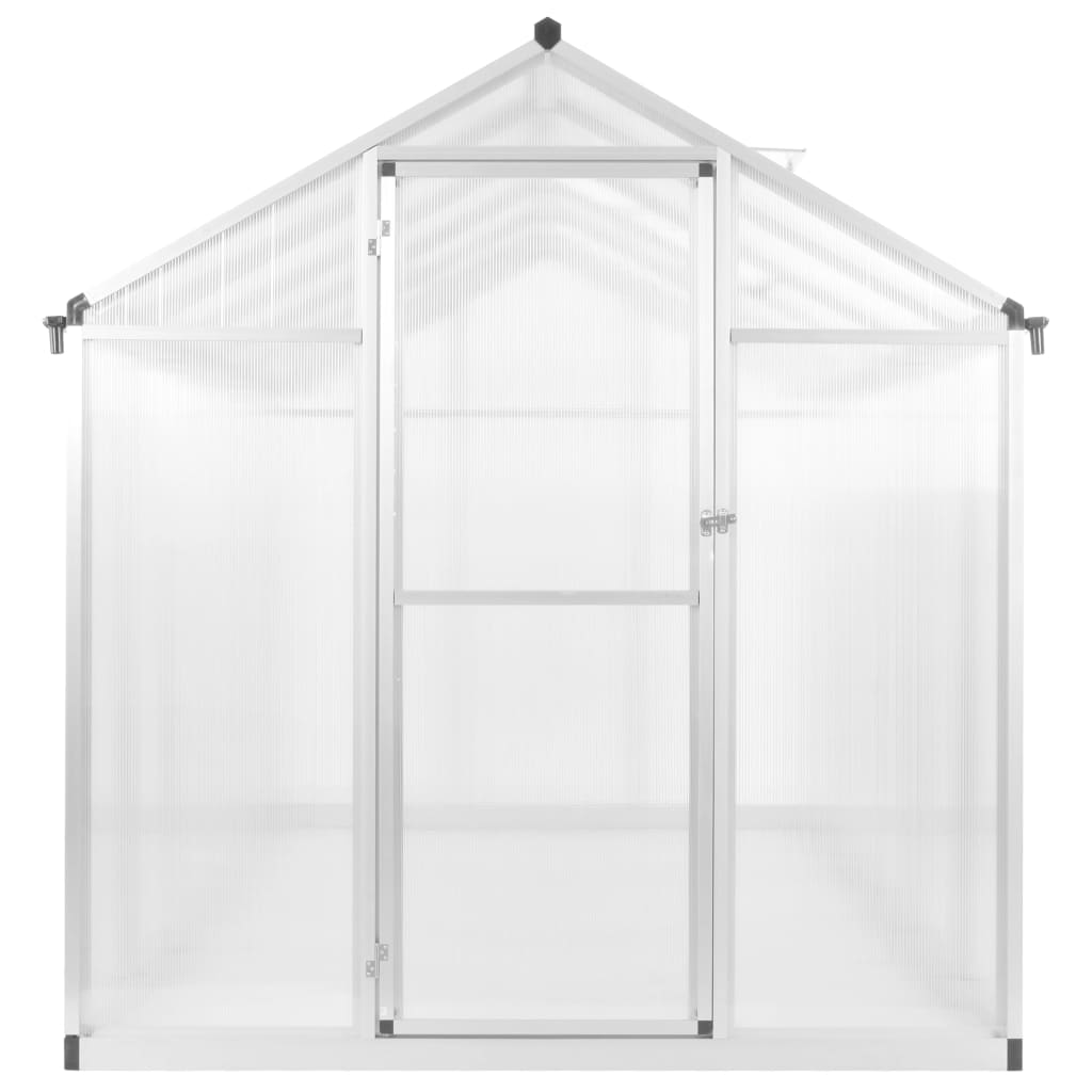 Tuinkas 13,41 m³ 362x190x195 cm aluminium - AllerleiShop