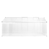 Tuinkas 15,6 m³ 421x190x195 cm aluminium - AllerleiShop