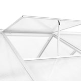 Tuinkas 15,6 m³ 421x190x195 cm aluminium - AllerleiShop