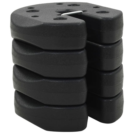Prieelgewichten 4 st 220x50 mm beton zwart - AllerleiShop