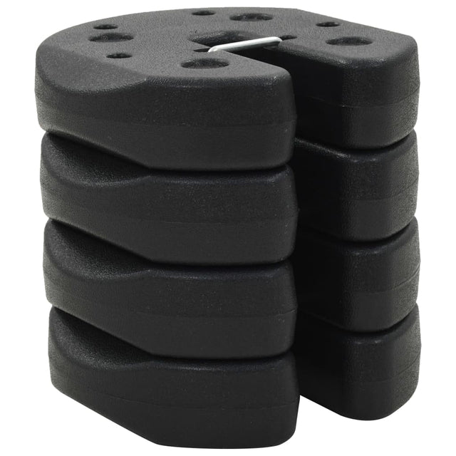 Prieelgewichten 4 st 220x50 mm beton zwart - AllerleiShop