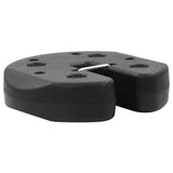 Prieelgewichten 4 st 220x50 mm beton zwart - AllerleiShop