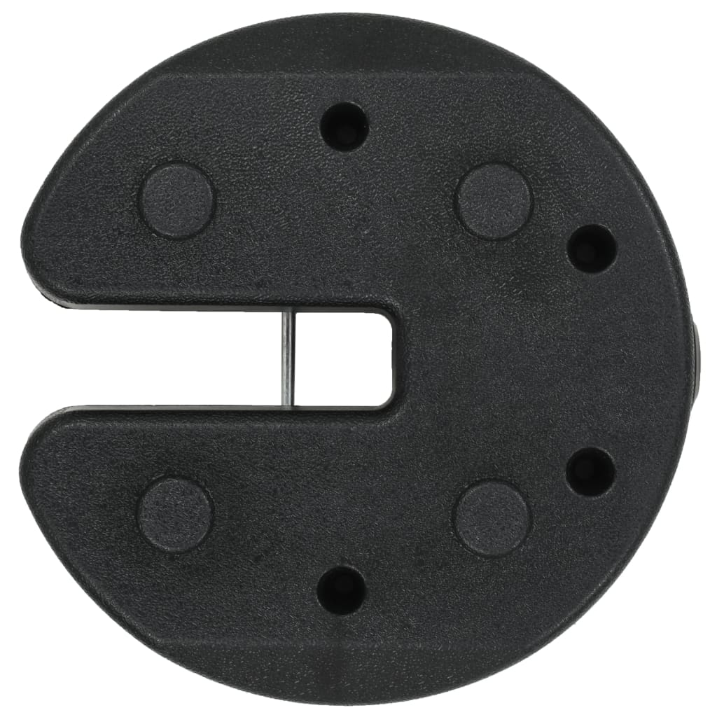 Prieelgewichten 4 st 220x50 mm beton zwart - AllerleiShop