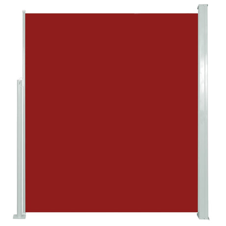 Windscherm uittrekbaar 160x500 cm rood - AllerleiShop