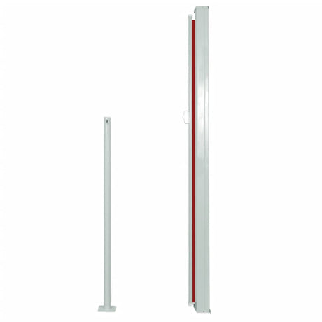 Windscherm uittrekbaar 160x500 cm rood - AllerleiShop