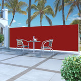 Windscherm uittrekbaar 160x500 cm rood - AllerleiShop