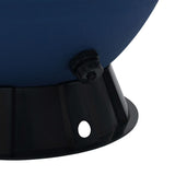 Zwembadzandfilter met 6-positie ventiel 660 mm blauw