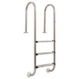 Zwembadladder met 3 sporten 120 cm roestvrij staal 304 - AllerleiShop