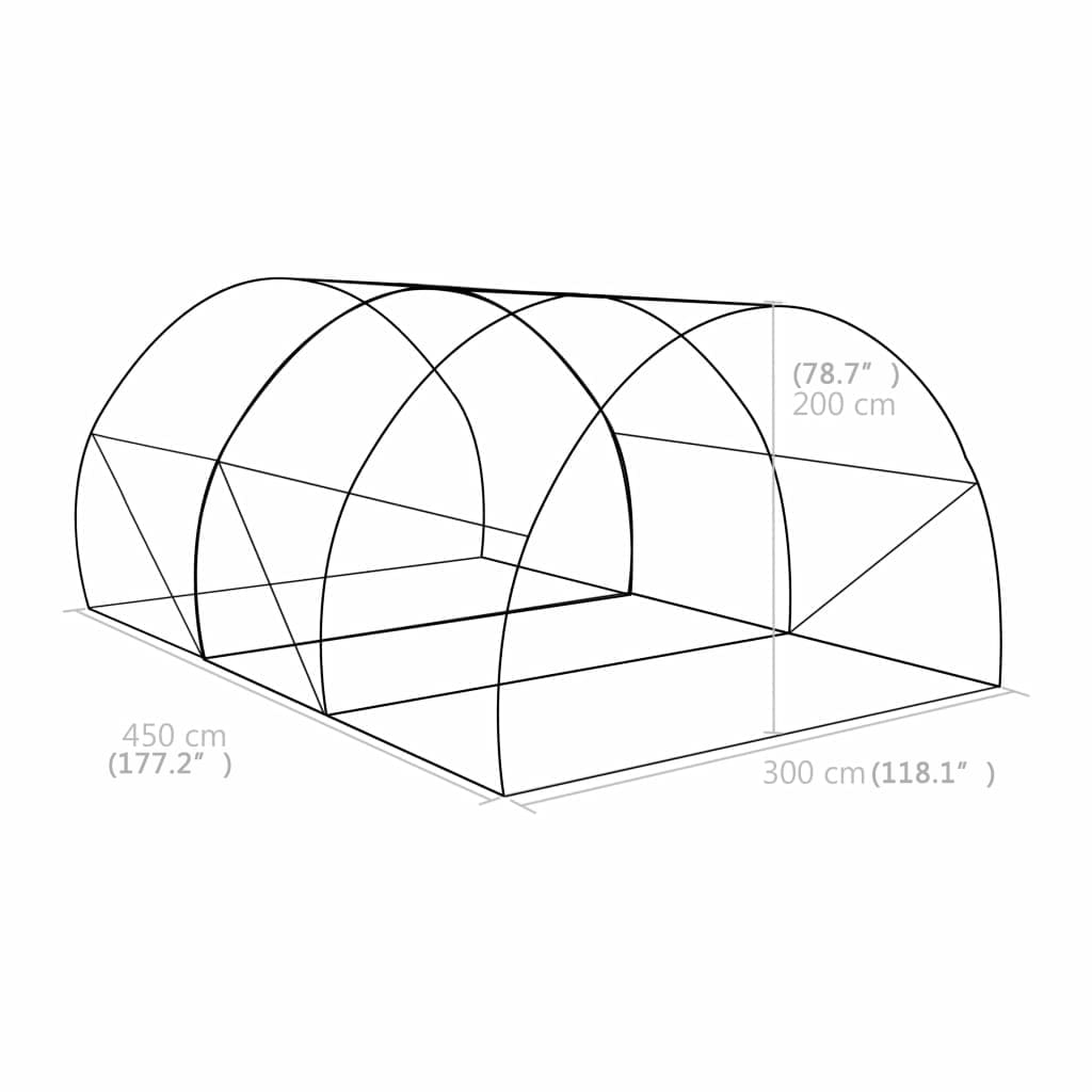 Kas 13,5 m² 450x300x200 cm - AllerleiShop