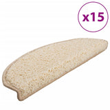 Trapmatten 15 st 65x21x4 cm crèmekleurig