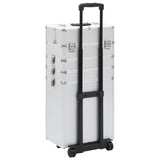 Make-up trolley aluminium zilverkleurig - AllerleiShop