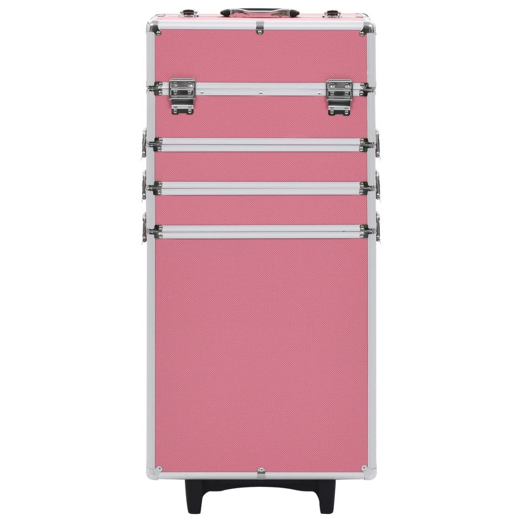 Make-up trolley aluminium roze - AllerleiShop