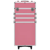 Make-up trolley aluminium roze - AllerleiShop