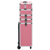 Make-up trolley aluminium roze - AllerleiShop