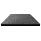 Valtegel 6 st 50x50x3 cm rubber zwart