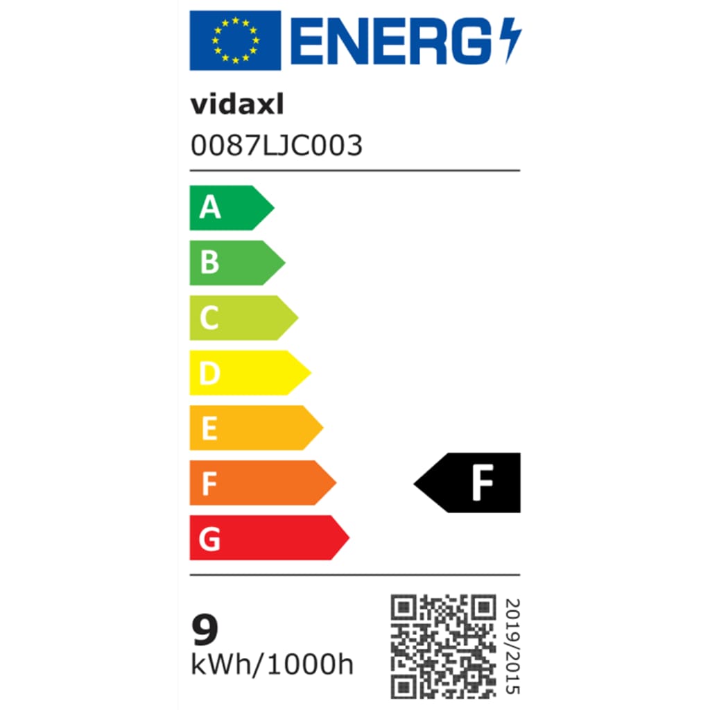 LED-buitenlamp 9 W ovaal zwart - AllerleiShop