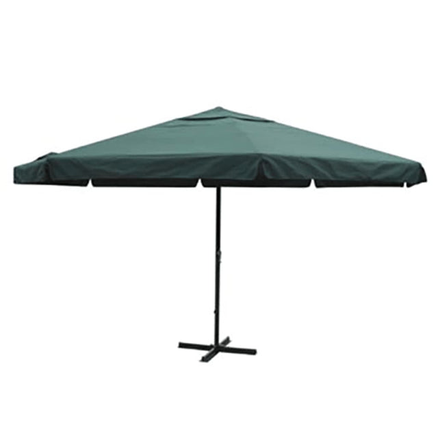 Parasol Samos 500 cm aluminium groen - AllerleiShop