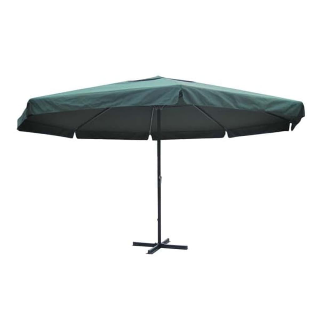 Parasol Samos 500 cm aluminium groen - AllerleiShop