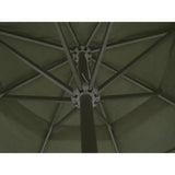 Parasol Samos 500 cm aluminium groen - AllerleiShop