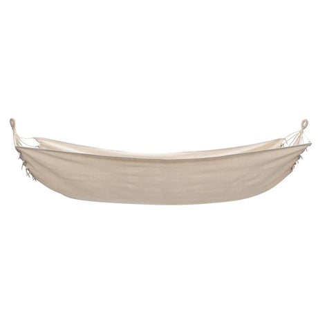 Hangmat 260x150 cm crèmekleurig - AllerleiShop