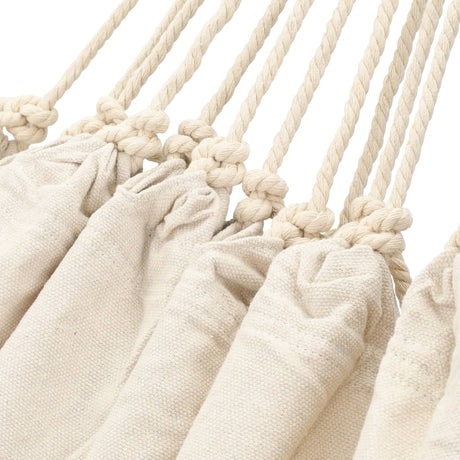 Hangmat 260x150 cm crèmekleurig - AllerleiShop