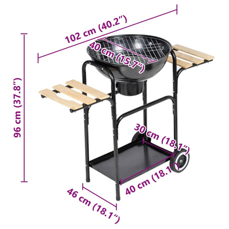 Kolenbarbecue Louisiana ø44 cm - AllerleiShop